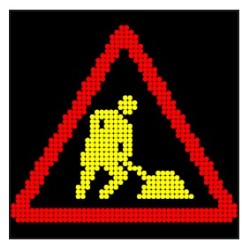 Panou PVM Clasa C 1200x1200 - Matrice LED Mesaje si indicatoare rutiere variabile 